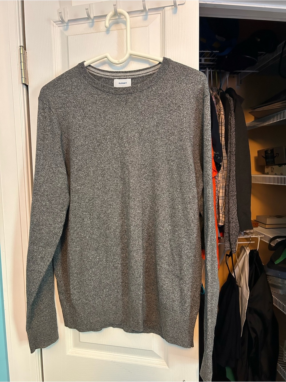 Old Navy Men’s Crewneck Sweater - Heather Gray